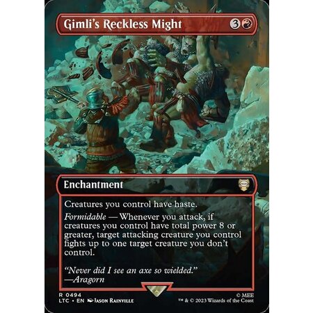 Gimli's Reckless Might