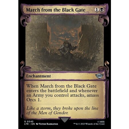 March from the Black Gate - Silver Foil