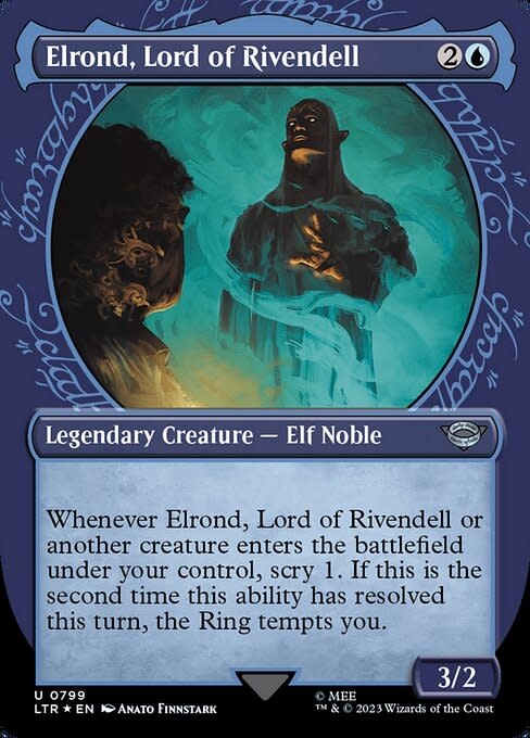Elrond, Lord of Rivendell - Surge Foil