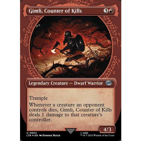 Gimli, Counter of Kills - Surge Foil