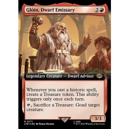 Gloin, Dwarf Emissary - Surge Foil