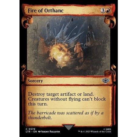 Fire of Orthanc - Silver Foil