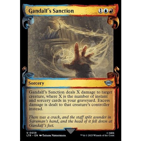 Gandalf's Sanction - Silver Foil