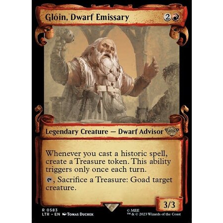 Gloin, Dwarf Emissary - Silver Foil