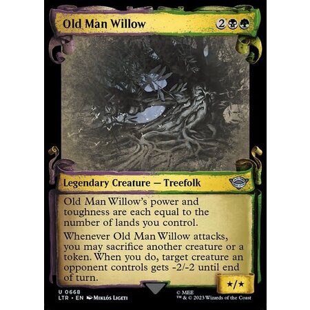 Old Man Willow - Silver Foil