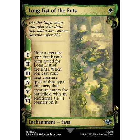 Long List of the Ents - Silver Foil