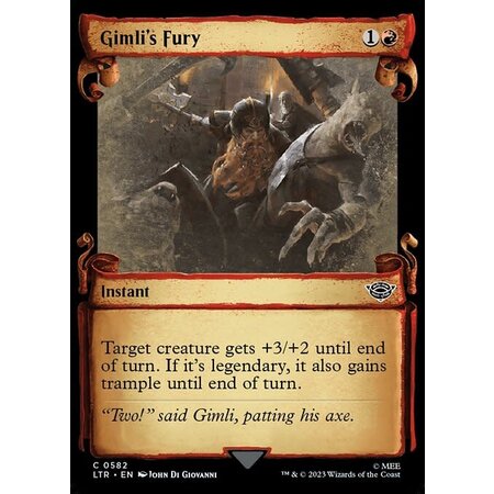 Gimli's Fury - Silver Foil