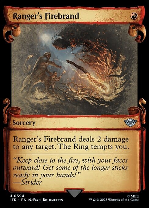 Ranger's Firebrand - Silver Foil