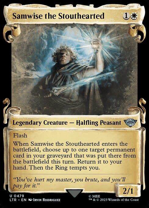 Samwise the Stouthearted - Silver Foil