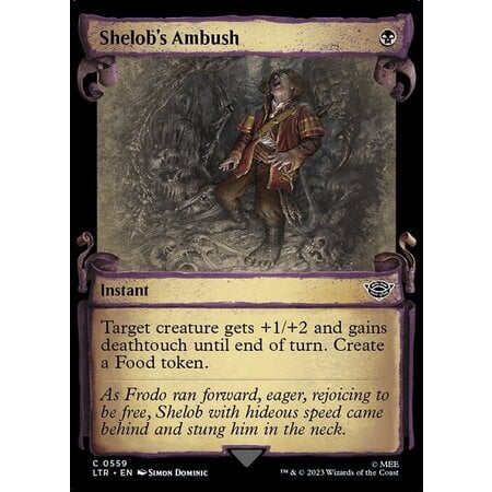 Shelob's Ambush - Silver Foil