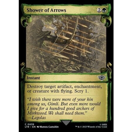 Shower of Arrows - Silver Foil