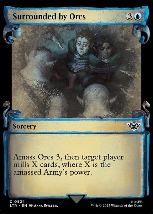 Surrounded by Orcs - Silver Foil