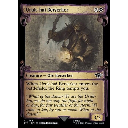 Uruk-hai Berserker - Silver Foil