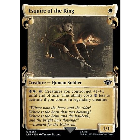 Esquire of the King - Silver Foil