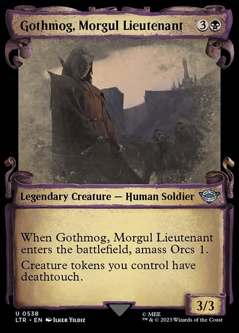 Gothmog, Morgul Lieutenant - Silver Foil