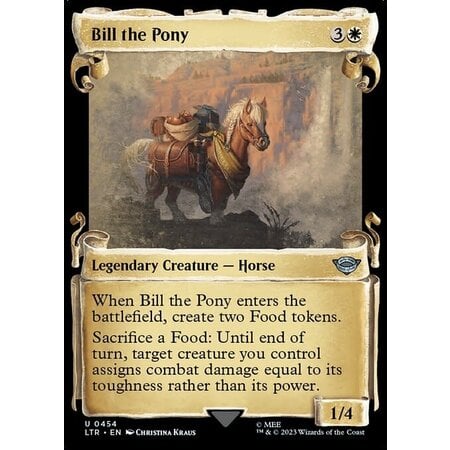 Bill the Pony - Silver Foil