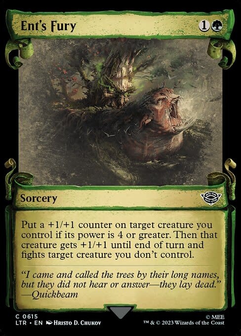 Ent's Fury - Silver Foil