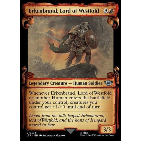 Erkenbrand, Lord of Westfold - Silver Foil