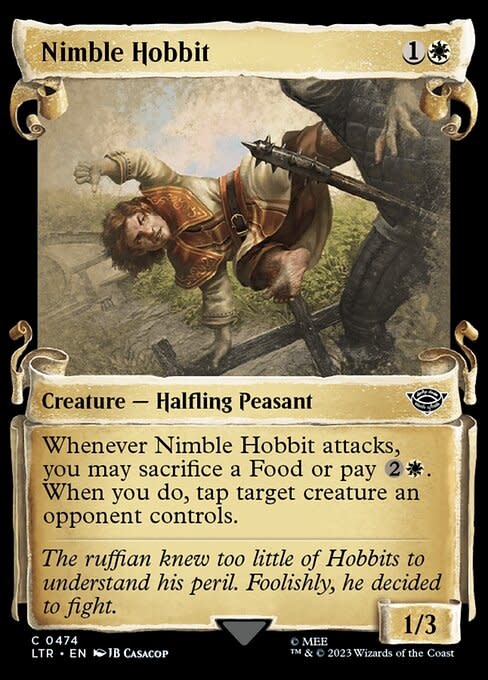 Nimble Hobbit - Silver Foil