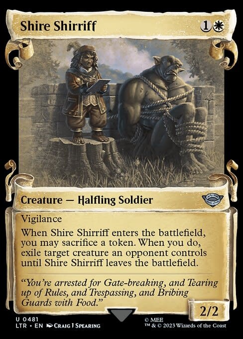 Shire Shirriff - Silver Foil