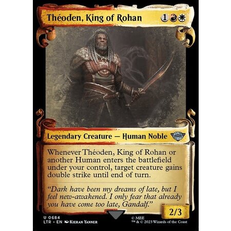 Theoden, King of Rohan - Silver Foil