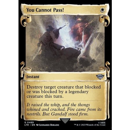 You Cannot Pass! - Silver Foil