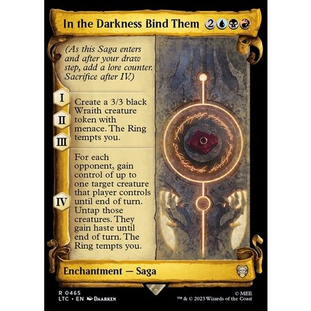 In the Darkness Bind Them - Silver Foil