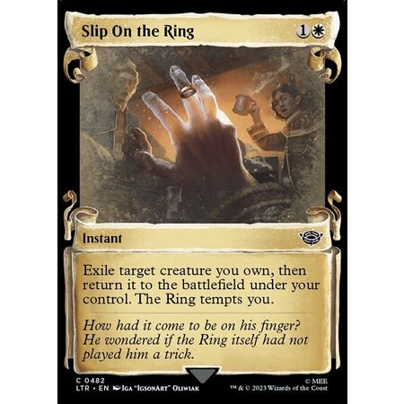 Slip on the Ring - Silver Foil
