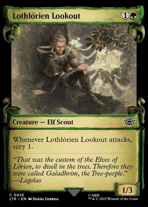 Lothlorien Lookout - Silver Foil