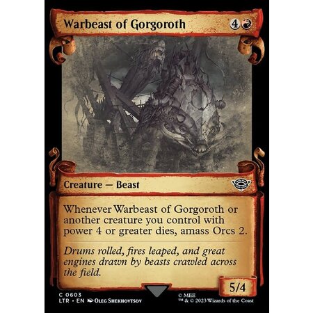 Warbeast of Gorgoroth - Silver Foil