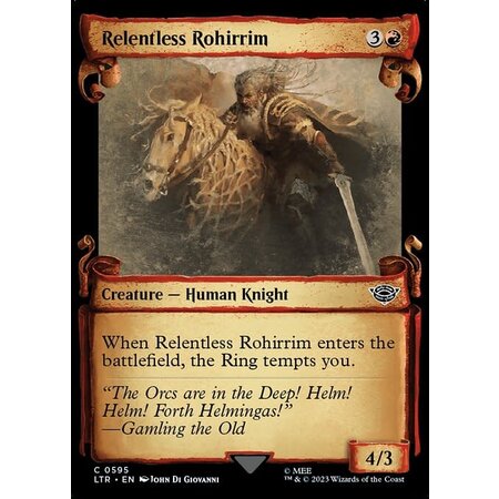 Relentless Rohirrim - Silver Foil