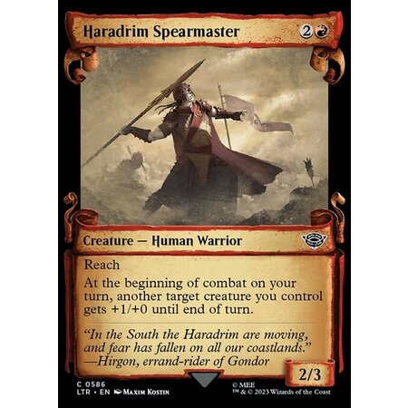Haradrim Spearmaster - Silver Foil