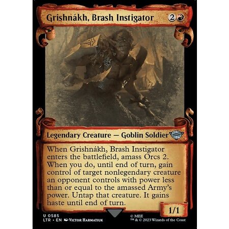 Grishnakh, Brash Instigator - Silver Foil