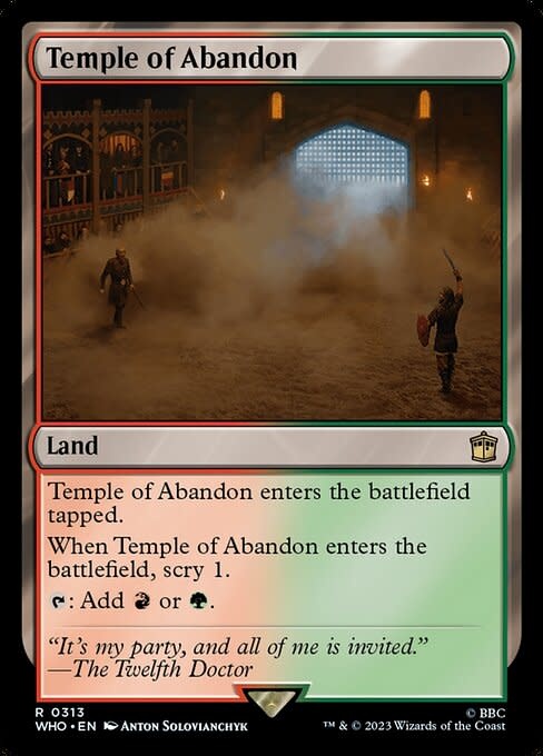 Temple of Abandon - Foil