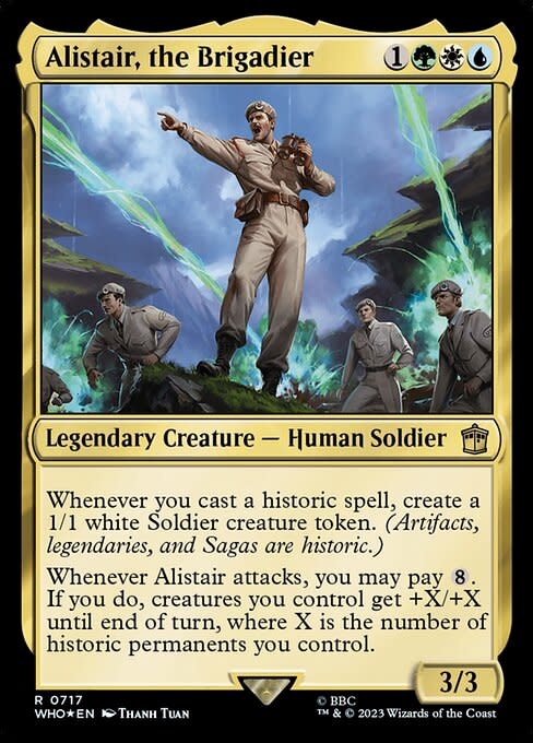 Alistair, the Brigadier - Surge Foil