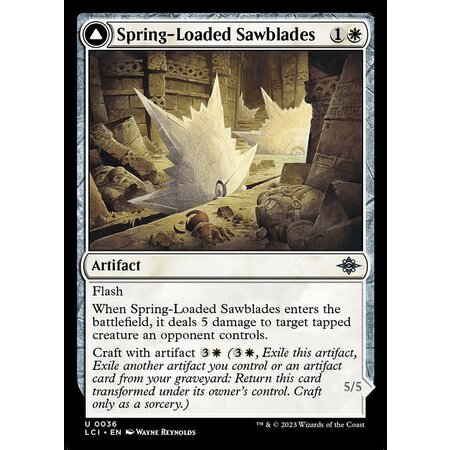 Spring-Loaded Sawblades - Foil