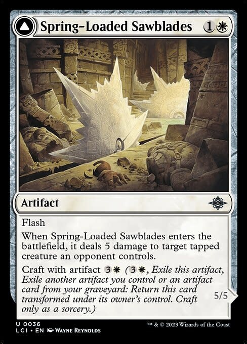 Spring-Loaded Sawblades - Foil
