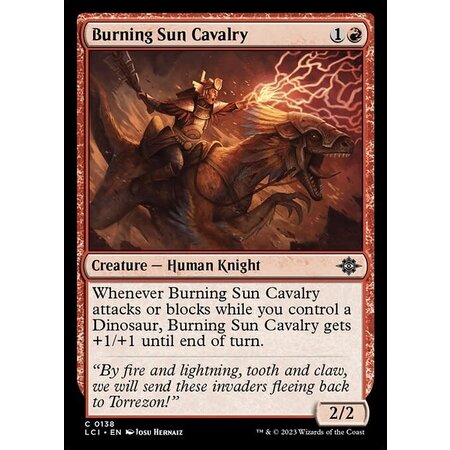 Burning Sun Cavalry - Foil