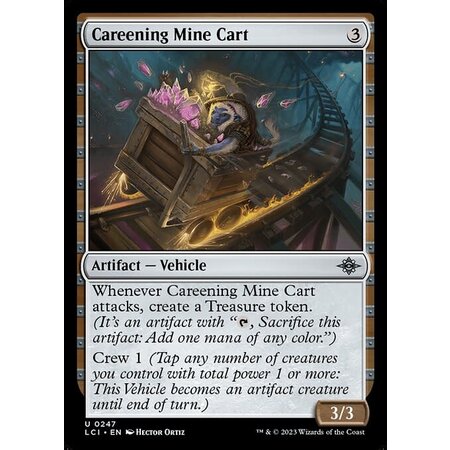Careening Mine Cart - Foil