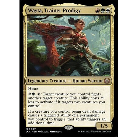 Wayta, Trainer Prodigy