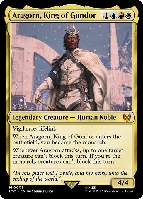 Aragorn, King of Gondor - Foil