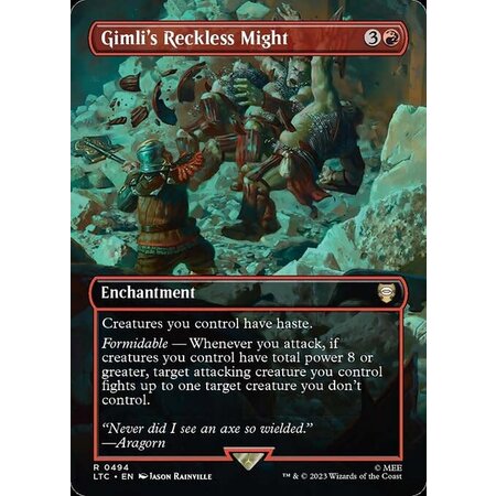 Gimli's Reckless Might - Foil