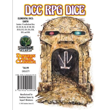 DCC Dice - Elemental Dice - Earth