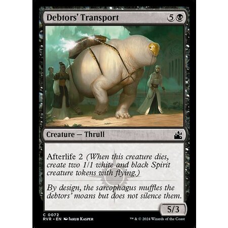 Debtors' Transport - Foil