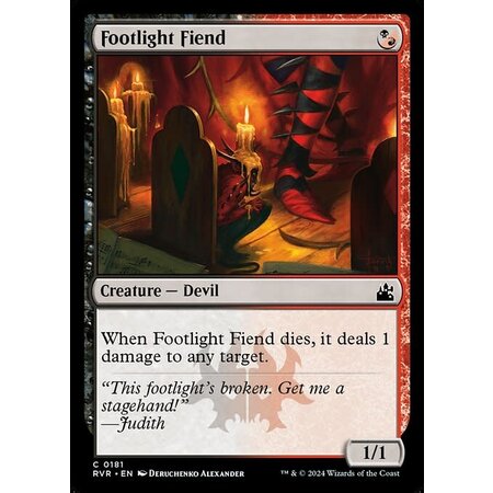 Footlight Fiend - Foil