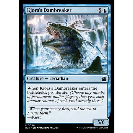 Kiora's Dambreaker - Foil