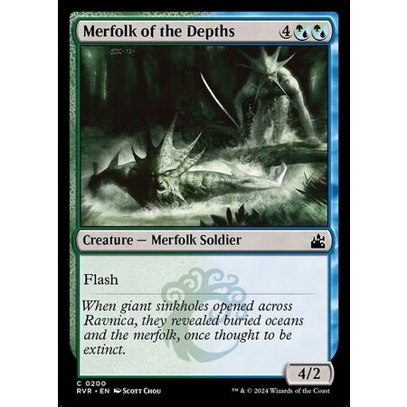 Merfolk of the Depths - Foil