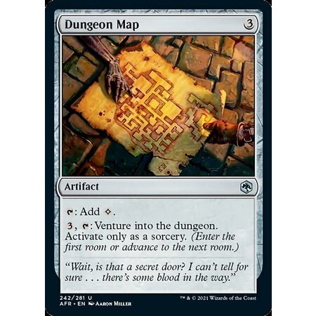 Dungeon Map - Foil