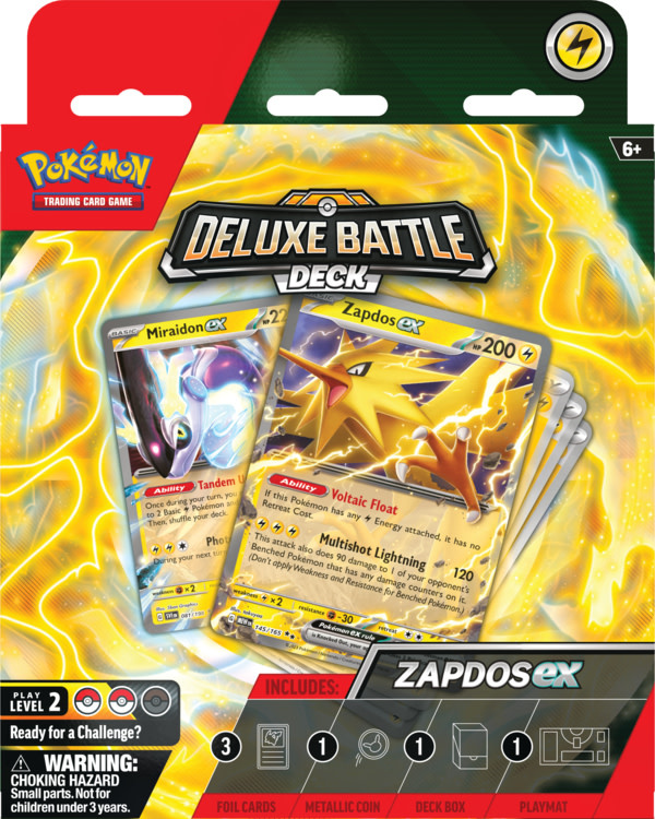 Pokemon Deluxe Battle Deck - Zapdos EX