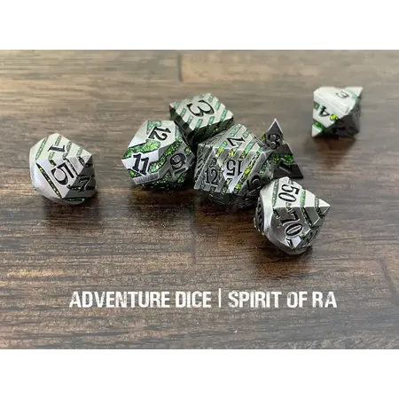 Metal RPG Dice Set - Spirit of Ra